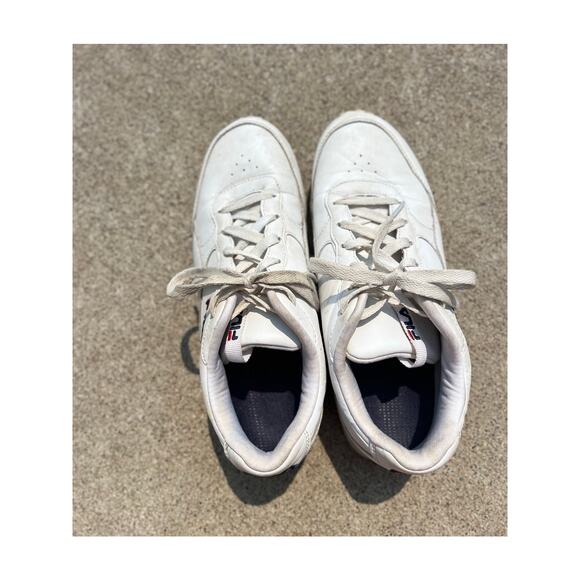 Fila Shoes Women Size 9.5 White Orbit Jogger Low Sneakers Lace Up 5RM0160-125 - Picture 4 of 6